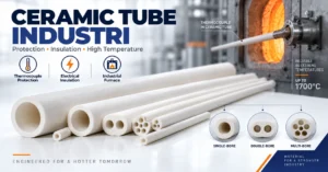 ceramic tube industri untuk thermocouple dan aplikasi suhu tinggi