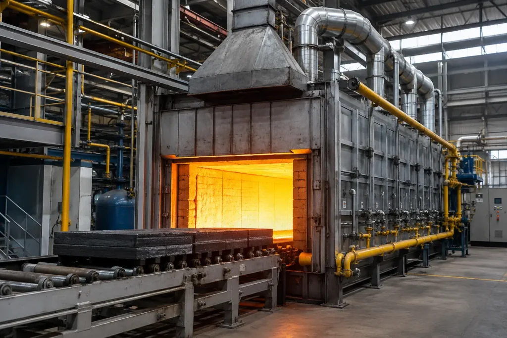 industrial furnace heating system