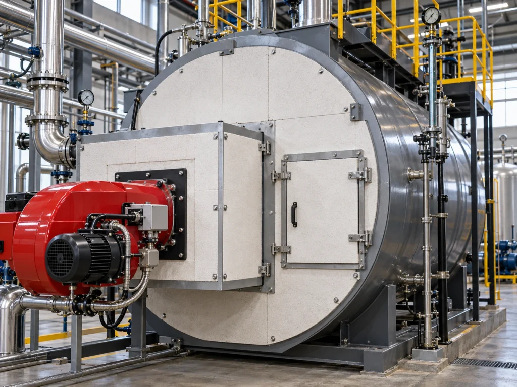 ceramic fiber board untuk boiler dan steam system
